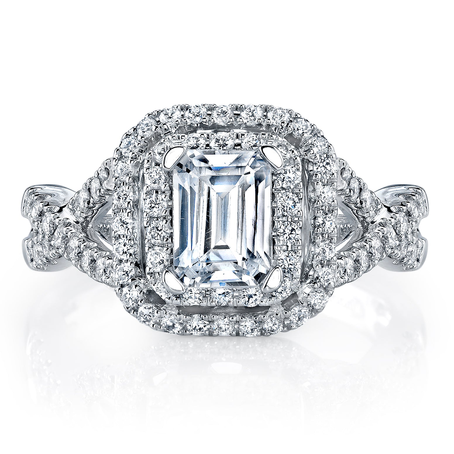 Vintage Inspired Diamond Pave Set Solea Ring Style 18RGL00737DCZ