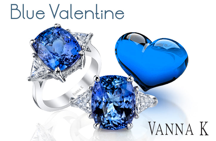Be Her Blue Valentine with Tanzanite