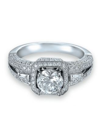 Diamond Engagement Ring from Vanna K’s Cascade Collection