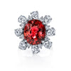 Gelato Color Gemstone and Diamond Fashion Ring Style 18RO995D