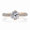 Vintage Inspired Diamond Pave Set Solea Ring Style 18RO5620PDCZ