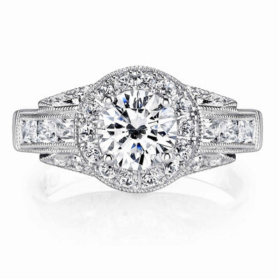 Ultra Lux Cascade Bridal Ring Style 18RGL775DCZ