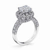 Vintage Inspired Diamond Pave Set Solea Ring Style 18RGL817DCZ
