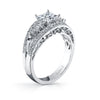 Ultra Lux Cascade Bridal Ring Style 18RO6302DCZ