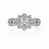 Vintage Inspired Diamond Pave Set Solea Ring Style 18RGL835DCZ