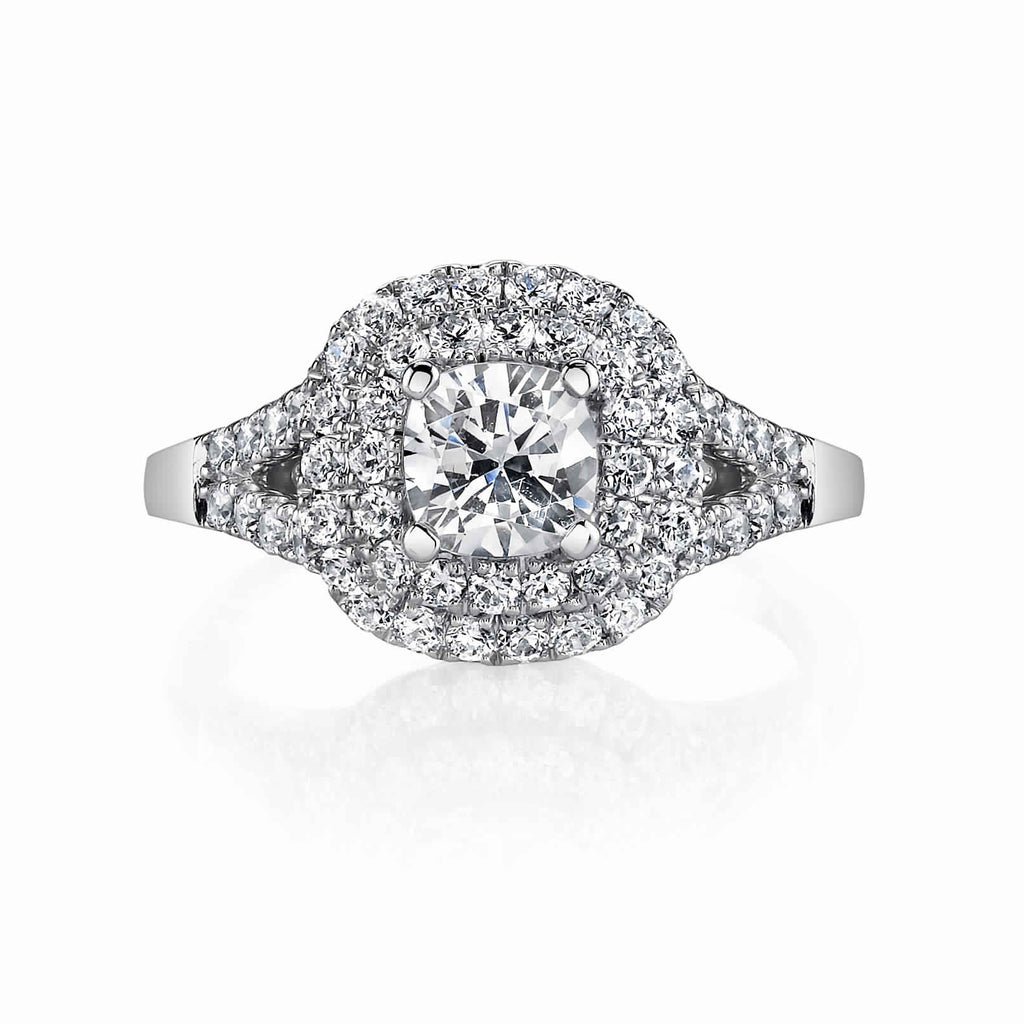 Vintage Inspired Diamond Pave Set Solea Ring Style 18RGL840DCZ