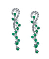 Gelato Color Gemstone and Diamond Earrings Style 18E25EM