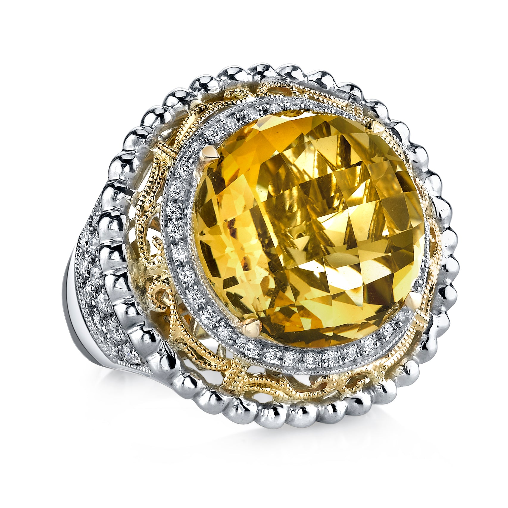 Gelato Color Gemstone Fashion Ring Style 14R04C