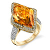 Gelato Color Gemstone and Diamond Fashion Ring Style 18RO9801D