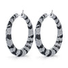 Korvara Diamond Hoop Earrings Design Style 18E00426D