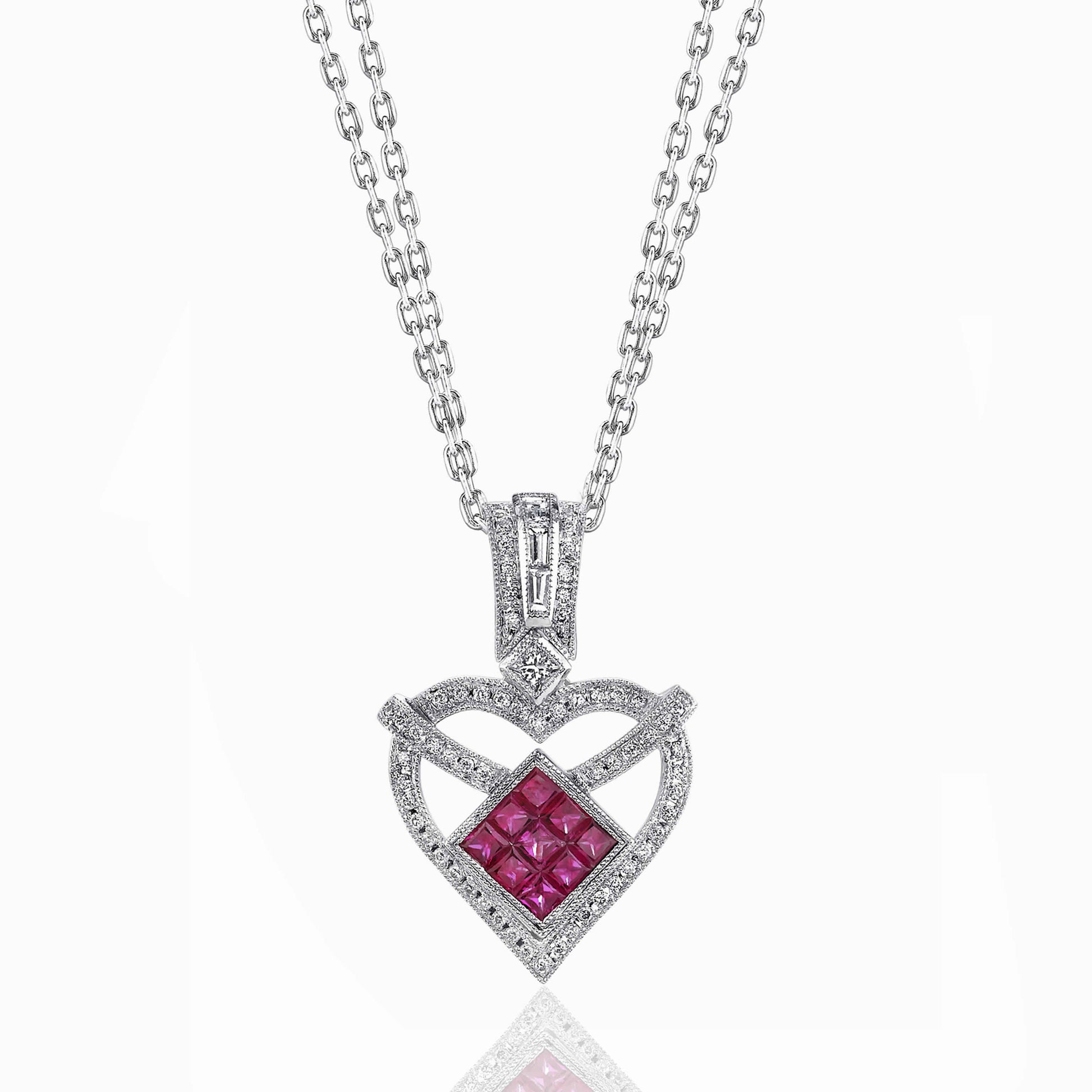 Korvara Diamond Necklace Design Style 18PN0074D