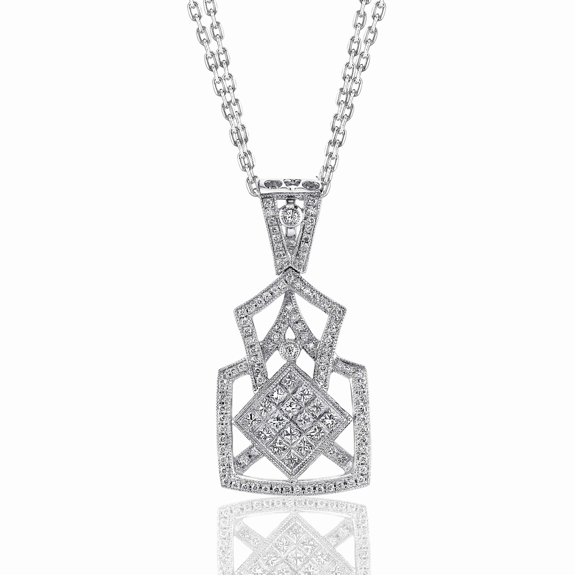 Korvara Diamond Necklace Design Style 18PN0076D