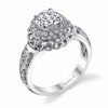 Vintage Inspired Diamond Pave Set Solea Ring Style 18R860DCZ