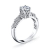 Vintage Inspired Diamond Pave Set Solea Ring Style 18R859DCZ