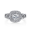 Vintage Inspired Diamond Pave Set Solea Ring Style 18R988DCZ