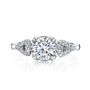 Vintage Inspired Diamond Pave Set Solea Ring Style 18R313DCZ