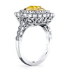 Soleamore Unique Rare Yellow Diamond Ring Style 18RGL39DY