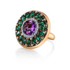 Gelato Color Gemstone and Diamond Fashion Ring Style 18F97