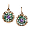 Gelato Color Gemstone and Diamond Earrings Style 18F145