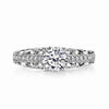 Vintage Inspired Diamond Pave Set Solea Ring Style 18R1004DCZ