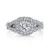 Hand Engraved Perfect Profile Diamond Ring Style 18R8681DCZ