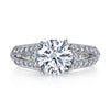 18K White Gold Diamond Engagement Ring