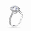 Vintage Inspired Diamond Pave Set Solea Ring Style 18R1058PE