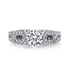 18K White Gold Diamond Engagement Ring