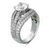 18K White Gold Diamond Engagement Ring