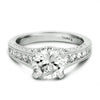 18K White Gold Diamond Engagement Ring