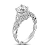 18K White Gold Diamond Engagement Ring