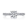 18K White Gold Diamond Engagement Ring