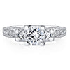 18K White Gold Diamond Engagement Ring