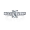 18K White Gold Diamond Engagement Ring