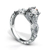 18K White Gold Diamond Engagement Ring