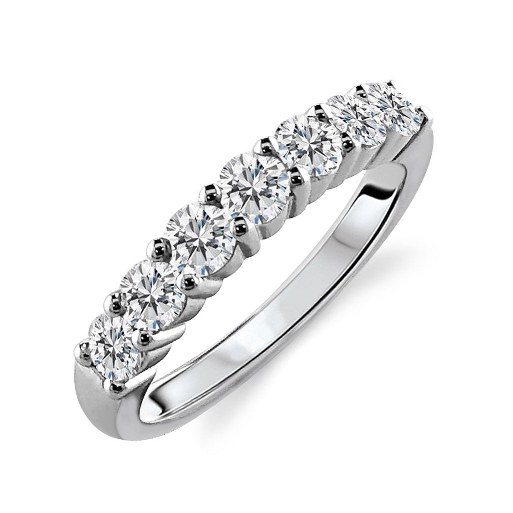 14K White gold diamond wedding/anniversary band