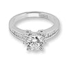 Ultra Lux Cascade Bridal Ring Style 18M00026CZ