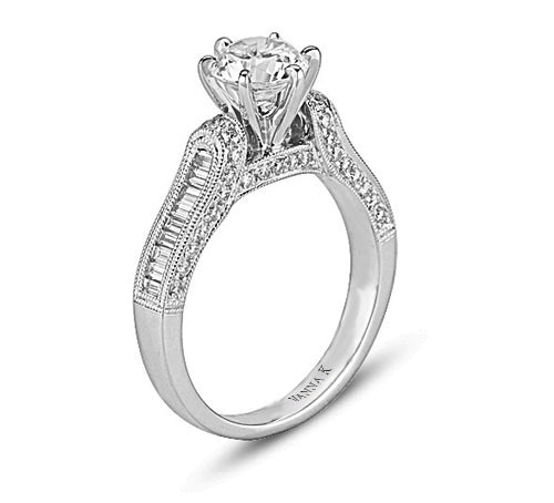 Ultra Lux Cascade Bridal Ring Style 18M00043CZ