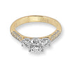 Vintage Inspired Diamond Pave Set Solea Ring Style 18M00165YCZ1