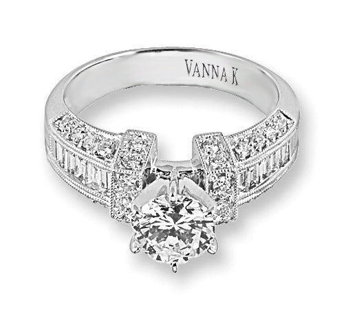 Ultra Lux Cascade Bridal Ring Style 18RM32429DCZ