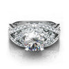 18K White Gold Diamond Engagement Ring