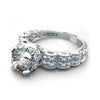 18K White Gold Diamond Engagement Ring