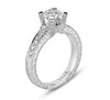 Hand Engraved Perfect Profile Diamond Ring Style 18RO3140DCZ