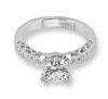 Vintage Inspired Diamond Pave Set Solea Ring Style 18RO4416DCZ