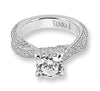 Vintage Inspired Diamond Pave Set Solea Ring Style 18RO5251DCZ