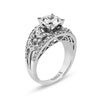 Vintage Inspired Diamond Pave Set Solea Ring Style 18RM61117DCZ