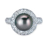 Di Mare Rare Pearl and Diamond Fashion Ring Jewelry Style 18RO503D