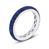 Gelato Color Gemstone Wedding Band Style 18AR9577BS