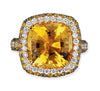 Gelato Color Gemstone and Diamond Fashion Ring Style 18RO376D