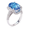 Gelato Color Gemstone and Diamond Fashion Ring Style 18RG56217D